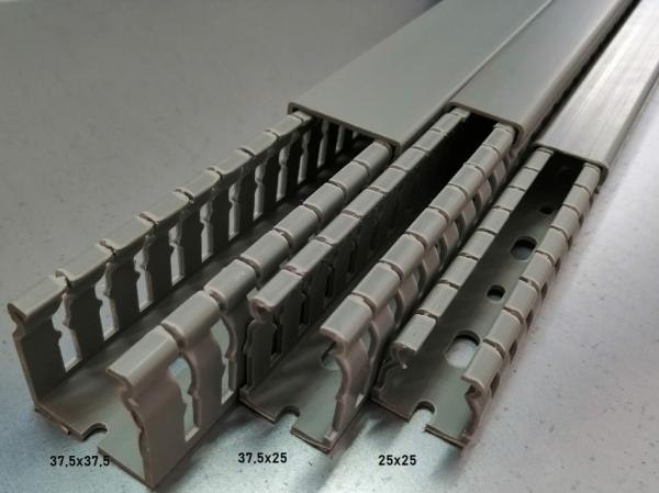 DIN-Verdrahtungskanal 37,5 x 37,5 mm HxB mit Deckel - 20m